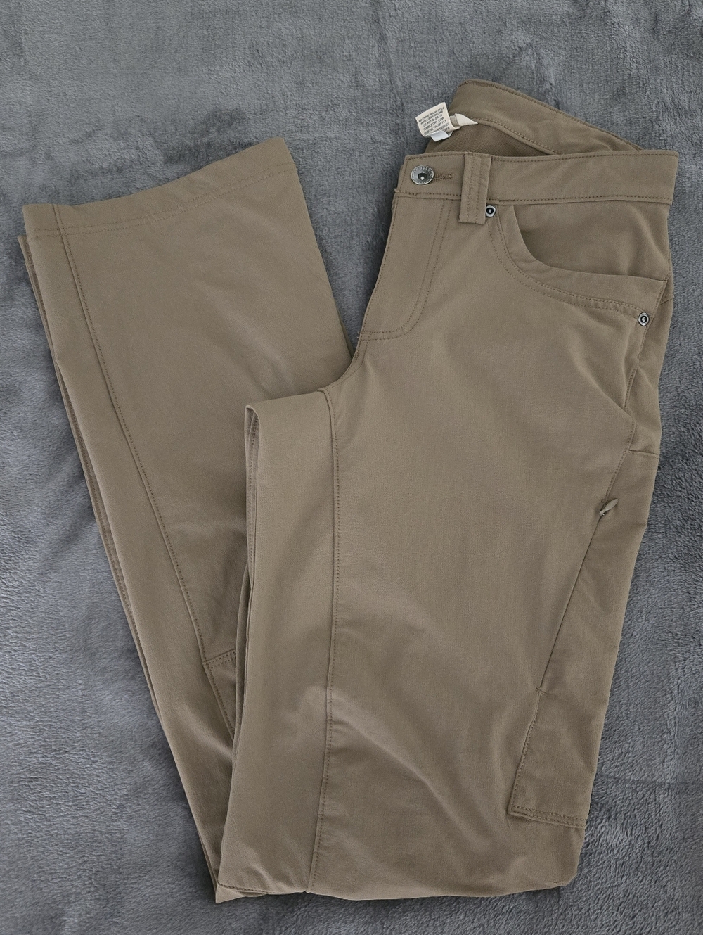 Duluth Trading Flexpedition Bootcut Pants Women's Size 4x33 Brown